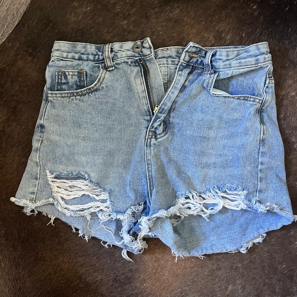 Denim shorts